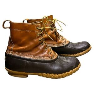 Vintage L.L. Bean Men’s Duck Boot Leather Rubber size 12